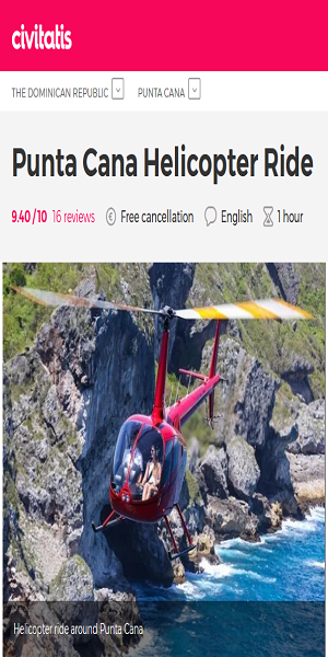 Helicopter Ride Punta Cana